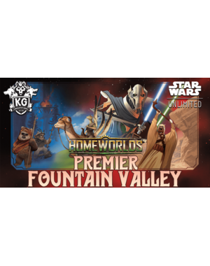 Star Wars: Unlimited 10/28/26 Fountain Valley Star Wars Unlimited Premier Wednesday 7 PM