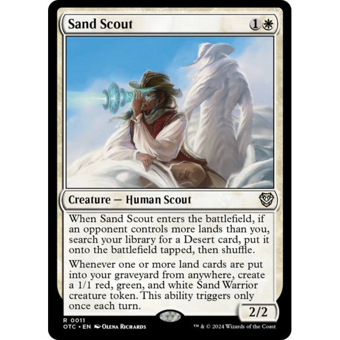 Magic: The Gathering Sand Scout (011) Lightly Played