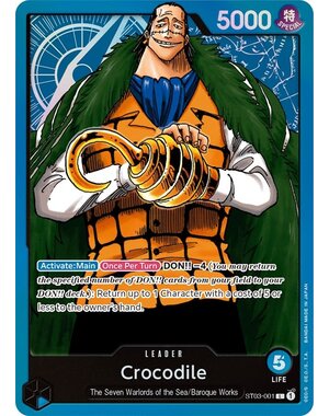 Bandai Crocodile (ST03-001) Near Mint Foil