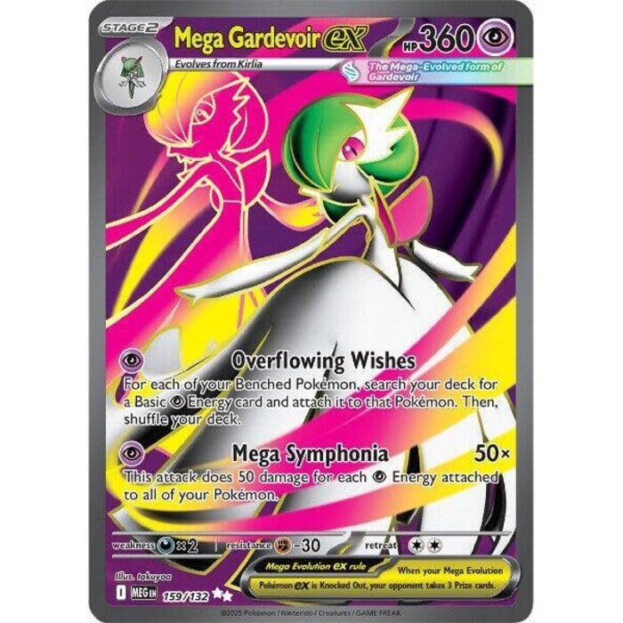 Pokemon Mega Gardevoir ex (159) Lightly Played Holofoil
