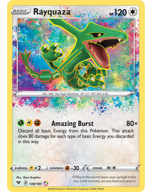 Pokemon Rayquaza (138) Lightly Played Holofoil