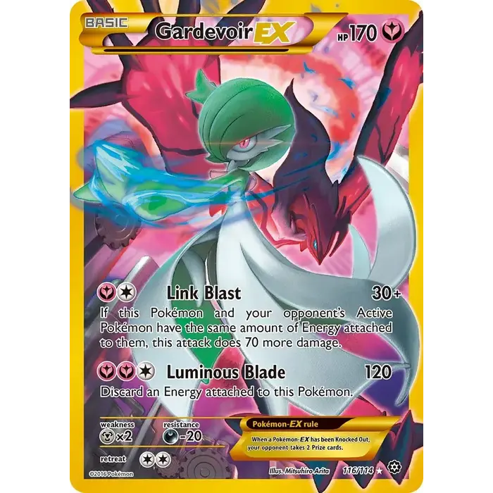 Pokemon Gardevoir EX (Secret) (116) Moderately Played Holofoil