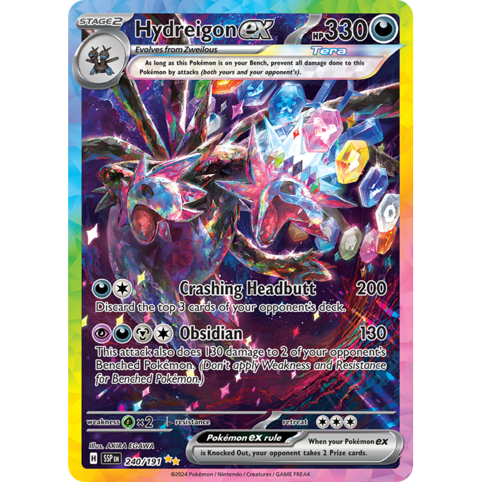 Pokemon Hydreigon ex (240) Near Mint Holofoil