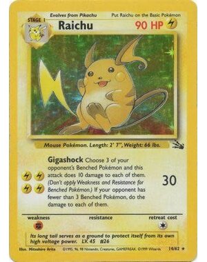Pokemon Raichu (014) UNL Damaged Holofoil