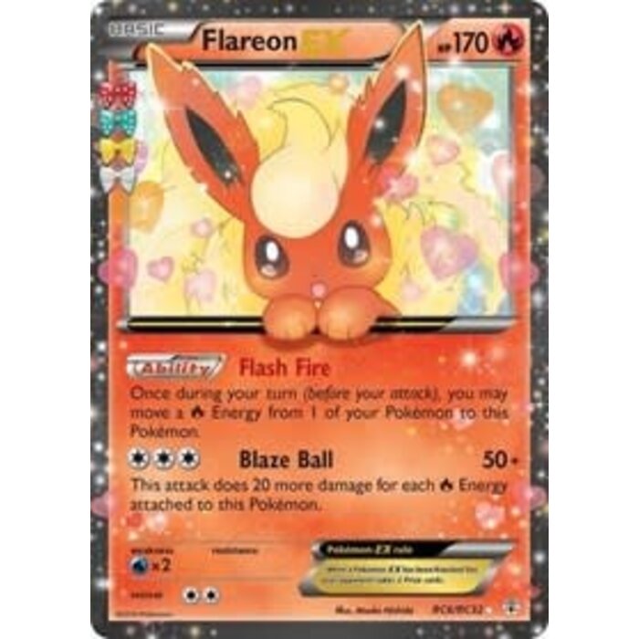 Pokemon Flareon EX (RC6) Moderately Played Holofoil