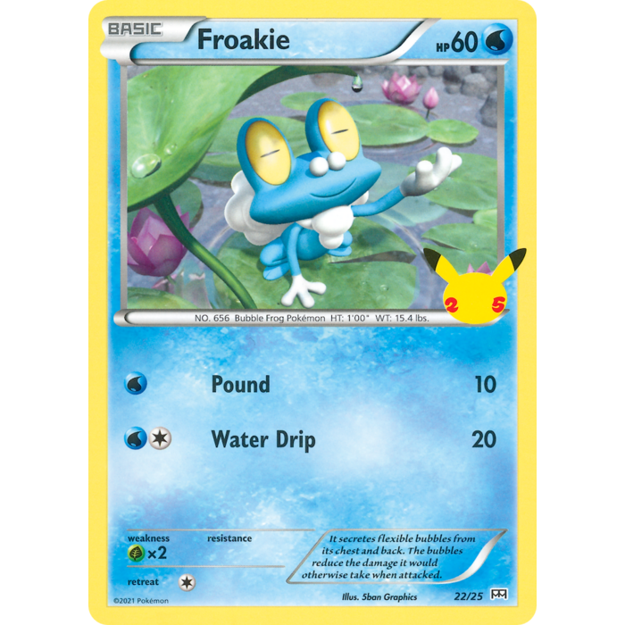 Pokemon Froakie (022) Lightly Played Holofoil