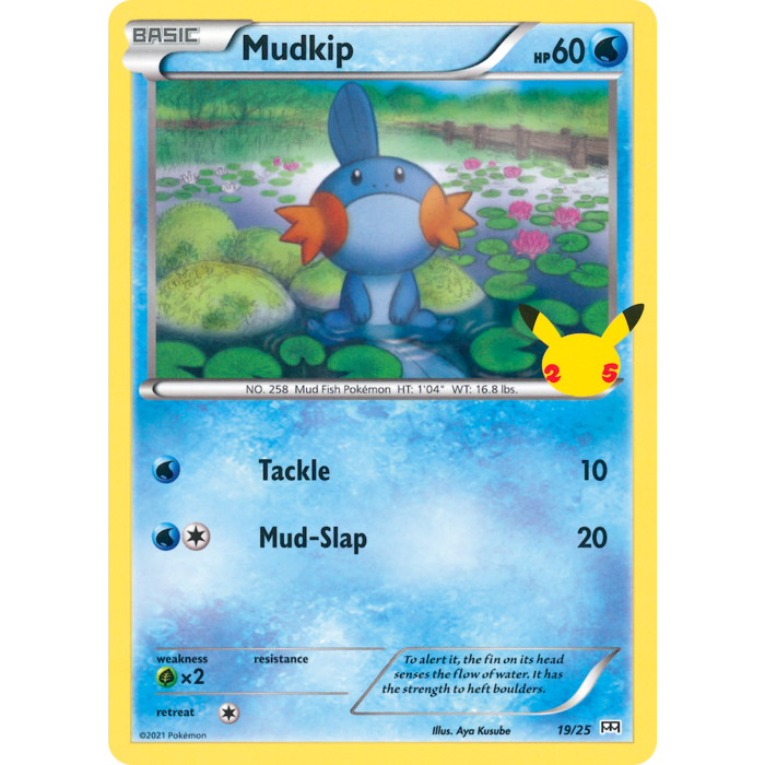 Pokemon Mudkip (019) Lightly Played Holofoil