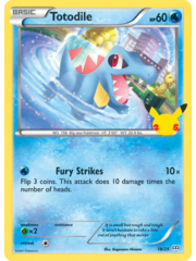 Pokemon Totodile (018) Lightly Played Holofoil