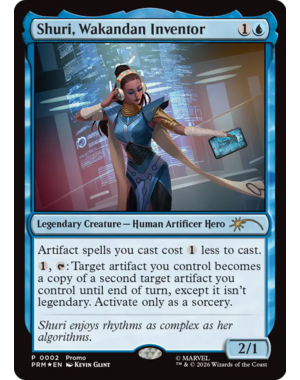 Magic: The Gathering Shuri, Wakandan Inventor (002) Near Mint Foil