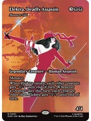 Magic: The Gathering Elektra, Deadly Assassin - Massacre Girl (Borderless) (067) Lightly Played Foil