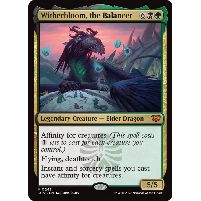 Magic: The Gathering Witherbloom, the Balancer (245) Lightly Played Foil