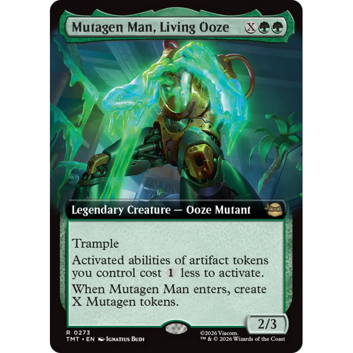 Magic: The Gathering Mutagen Man, Living Ooze (Extended Art) (273) Lightly Played