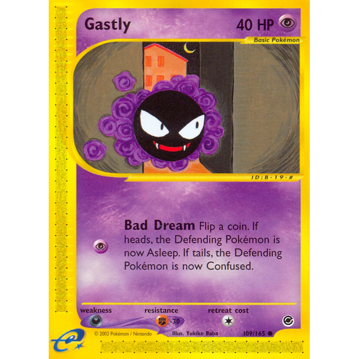 Pokemon Gastly (109) Lightly Played