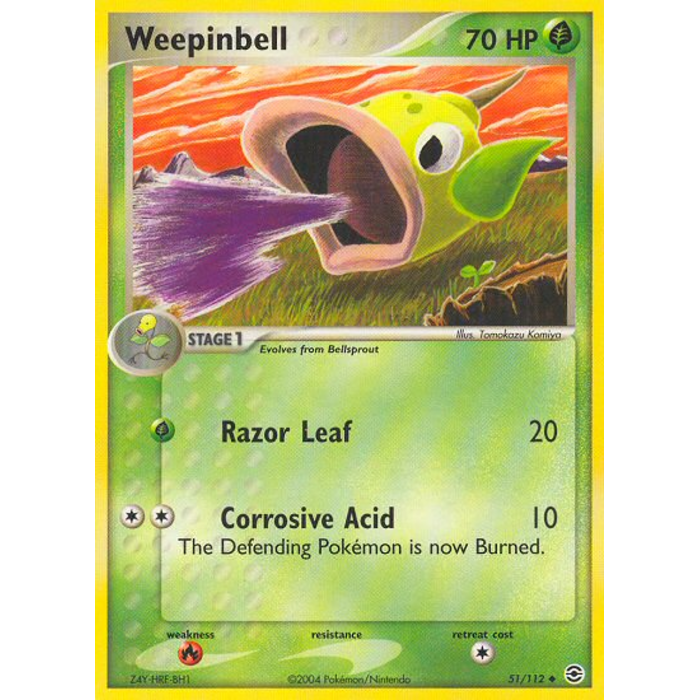 Pokemon Weepinbell (051) Lightly Played