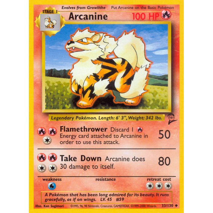 Arcanine (033) Lightly Played