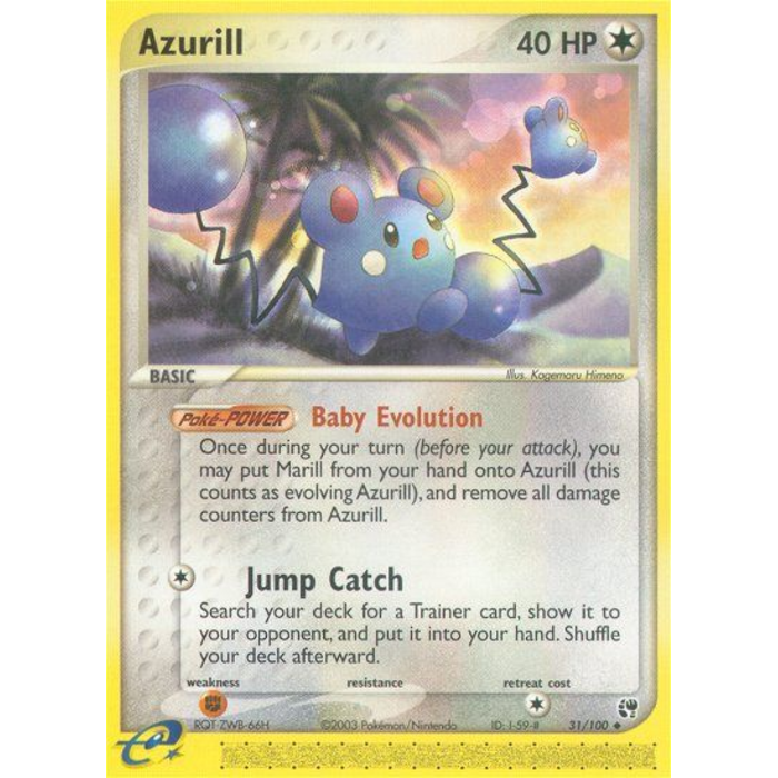 Pokemon Azurill (031) Lightly Played
