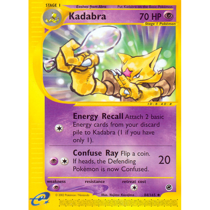 Pokemon Kadabra (084) Damaged