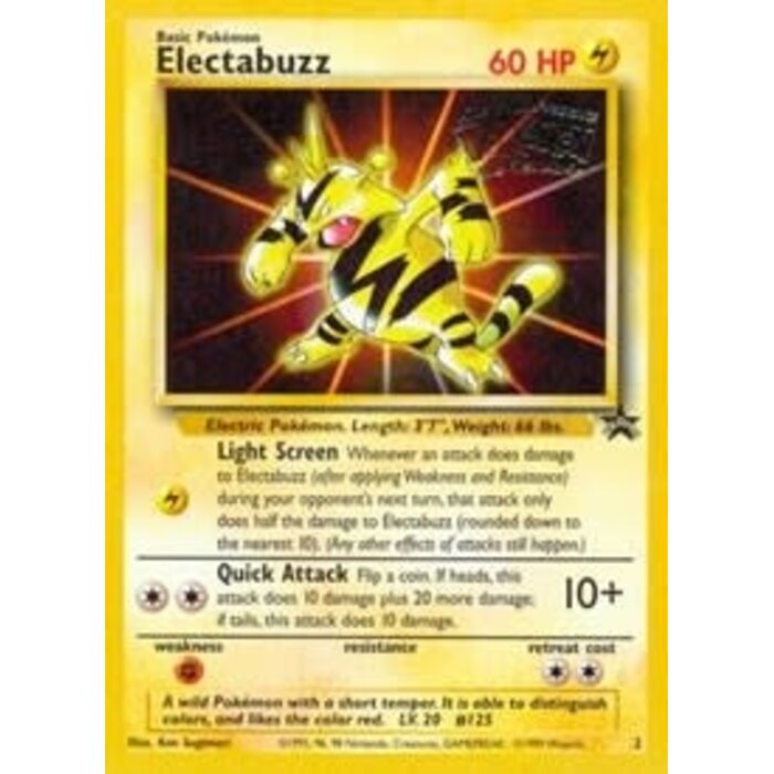 Pokemon Electabuzz (Movie Promo) (002) Lightly Played
