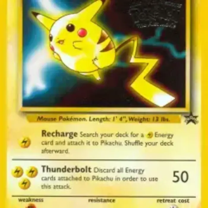 Pokemon Pikachu (Movie Promo) (004) Heavily Played