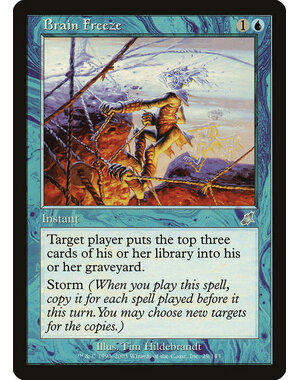 Magic: The Gathering Brain Freeze (029) Moderately Played
