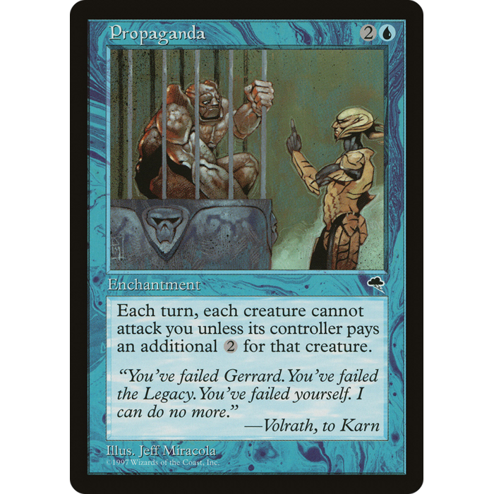 Magic: The Gathering Propaganda (80) Moderately Played