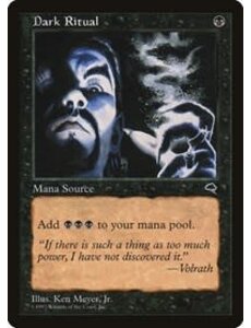 Magic: The Gathering Dark Ritual (Tempest) Damaged