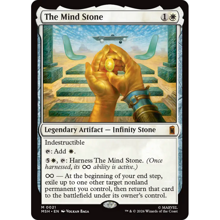 Magic: The Gathering The Mind Stone (021) Lightly Played Foil