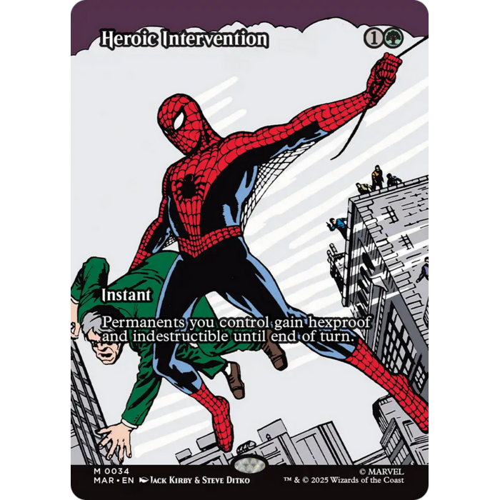 Magic: The Gathering Heroic Intervention (Borderless) (034) Lightly Played