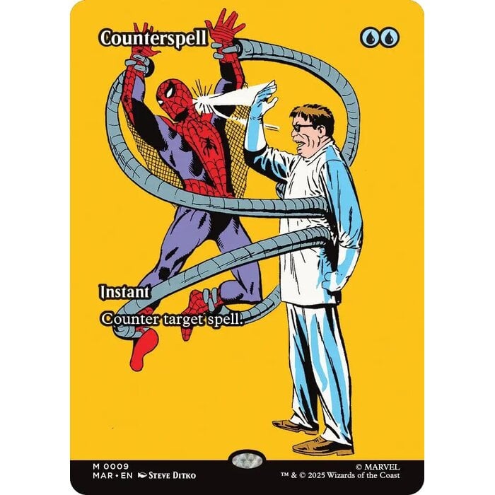 Magic: The Gathering Counterspell (Borderless) (009) Lightly Played Foil
