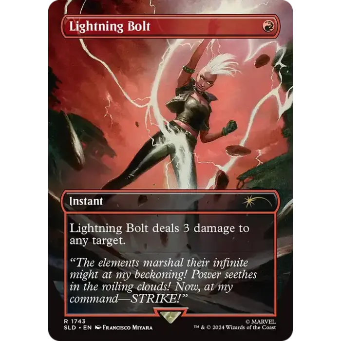 Magic: The Gathering Lightning Bolt (1743) Lightly Played