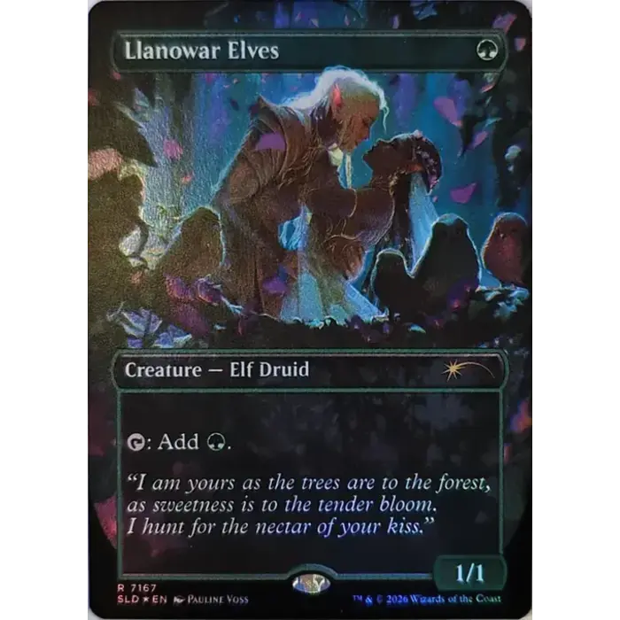 Magic: The Gathering LLanowar Elves (7167) Near Mint Foil