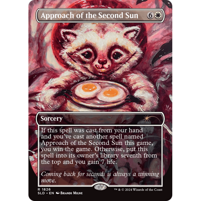 Magic: The Gathering Approach of the Second Sun (Rainbow Foil) (1826) Near Mint Foil