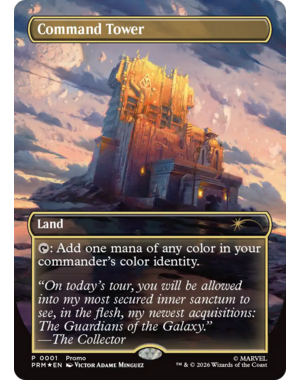 Magic: The Gathering Command Tower (001) Lightly Played Foil