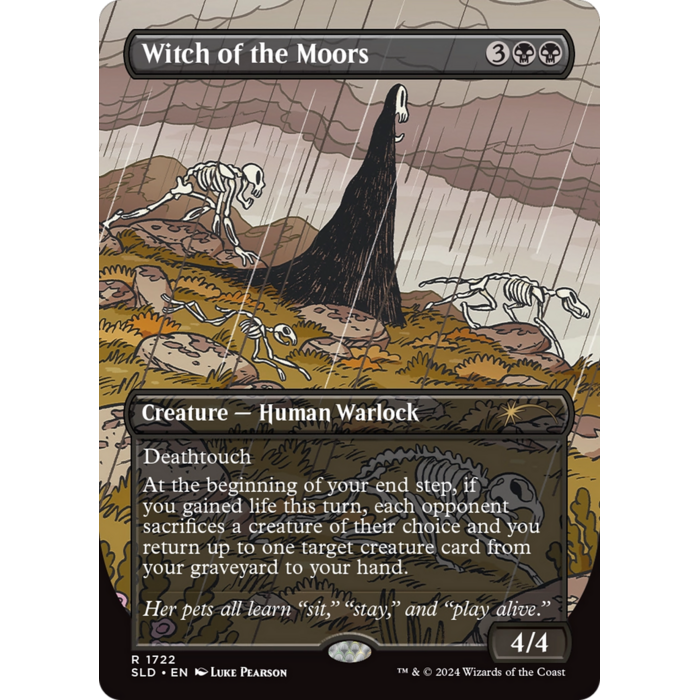 Magic: The Gathering Witch of the Moors (1722) Lightly Played