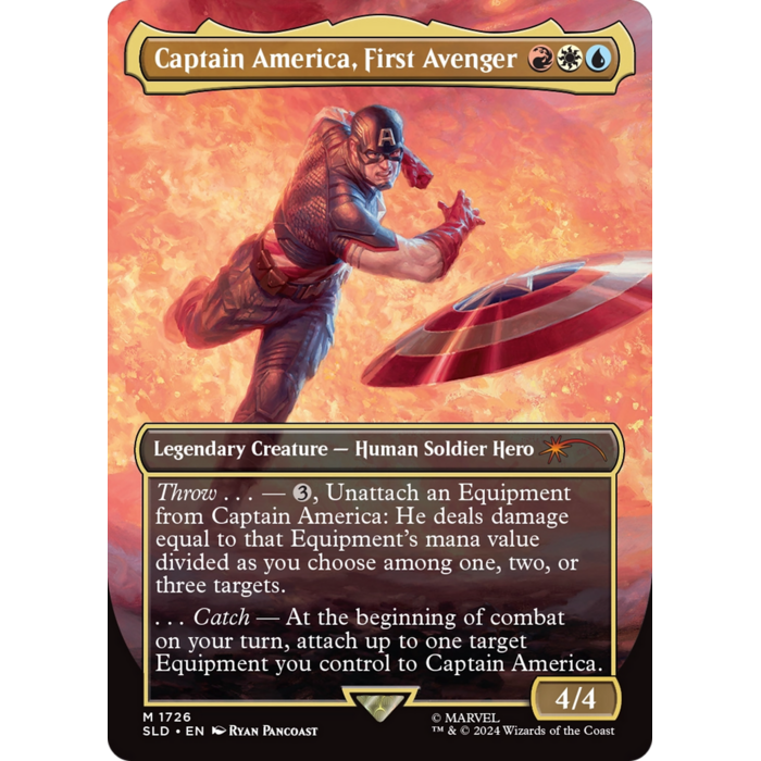 Magic: The Gathering Captain America, First Avenger (1726) Near Mint