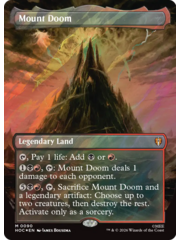 Magic: The Gathering Mount Doom (Borderless) (Surge Foil) (090) Lightly Played Foil