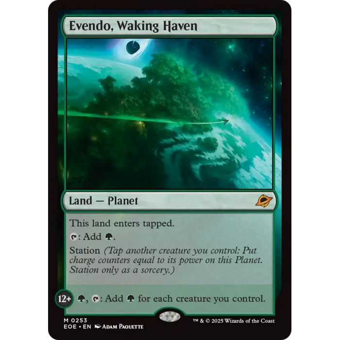 Magic: The Gathering Evendo, Waking Haven (253) Near Mint