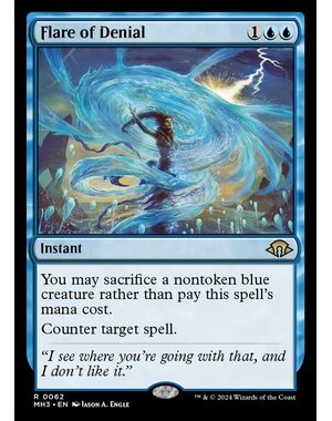 Magic: The Gathering Flare of Denial (062) Lightly Played