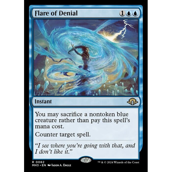 Magic: The Gathering Flare of Denial (062) Lightly Played