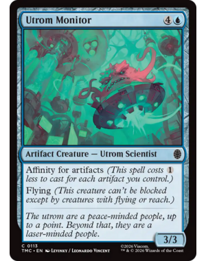 Magic: The Gathering Utrom Monitor (113) Lightly Played