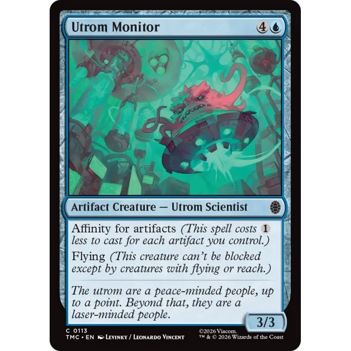 Magic: The Gathering Utrom Monitor (113) Lightly Played
