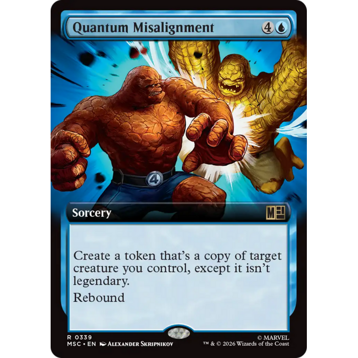 Magic: The Gathering Quantum Misalignment (Extended Art) (339) Lightly Played