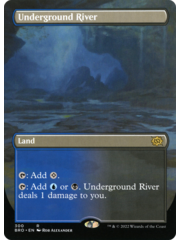 Magic: The Gathering Underground River (Borderless) (300) Lightly Played