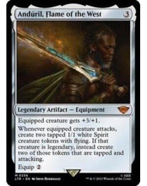 Magic: The Gathering Anduril, Flame of the West (236) Lightly Played