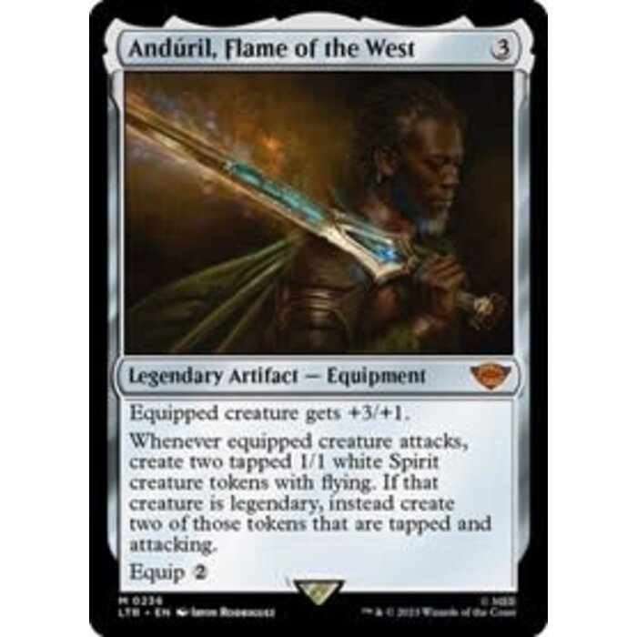 Magic: The Gathering Anduril, Flame of the West (236) Lightly Played