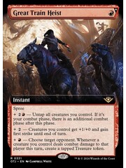 Magic: The Gathering Great Train Heist (Extended Art) (331) Lightly Played Foil