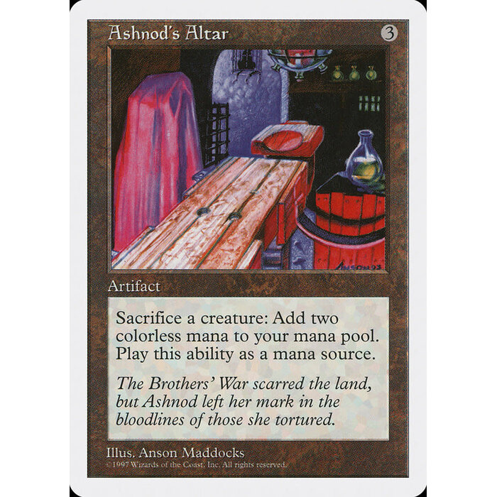 Magic: The Gathering Ashnod's Altar (349) Lightly Played