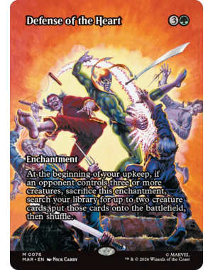 Magic: The Gathering Defense of the Heart (Borderless) (076) Lightly Played