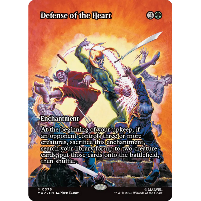Magic: The Gathering Defense of the Heart (Borderless) (076) Lightly Played