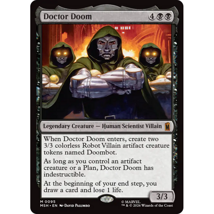 Magic: The Gathering Doctor Doom (095) Lightly Played